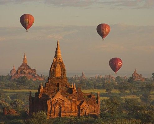 Wakacje Birma Loty Balonem