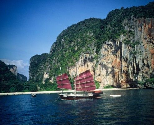 Tajlandia podróże Półwysep Phra Nang / Krabi. Hotel Rayavadee