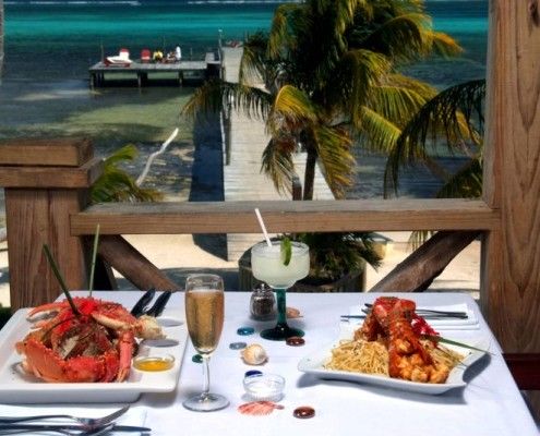 Belize egzotyczne wakacje Hotel Portofino. kuchnia. TOP TRAVEL Ekskluzywne wycieczki Ameryka Środkowa.