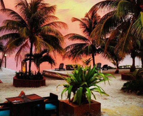 Belize egzotyczne wakacje Hotel Portofino. TOP TRAVEL Ekskluzywne wycieczki Ameryka Środkowa. plaża