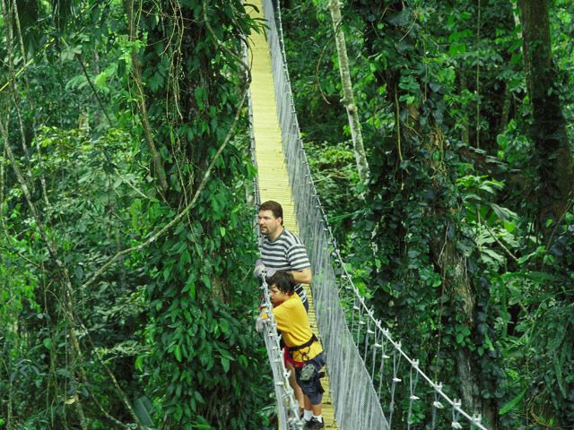 Kostaryka wycieczka monteverde mosty las tropikalny