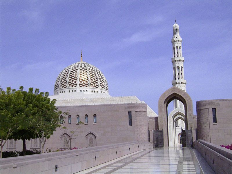 Oman wycieczki Muscat grand mosque